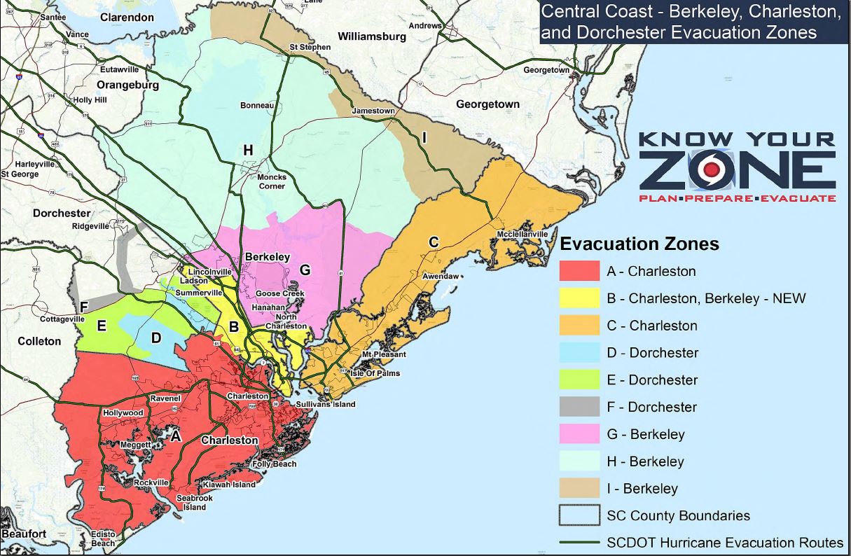 Know Your Zone Evacuation Map (Link)