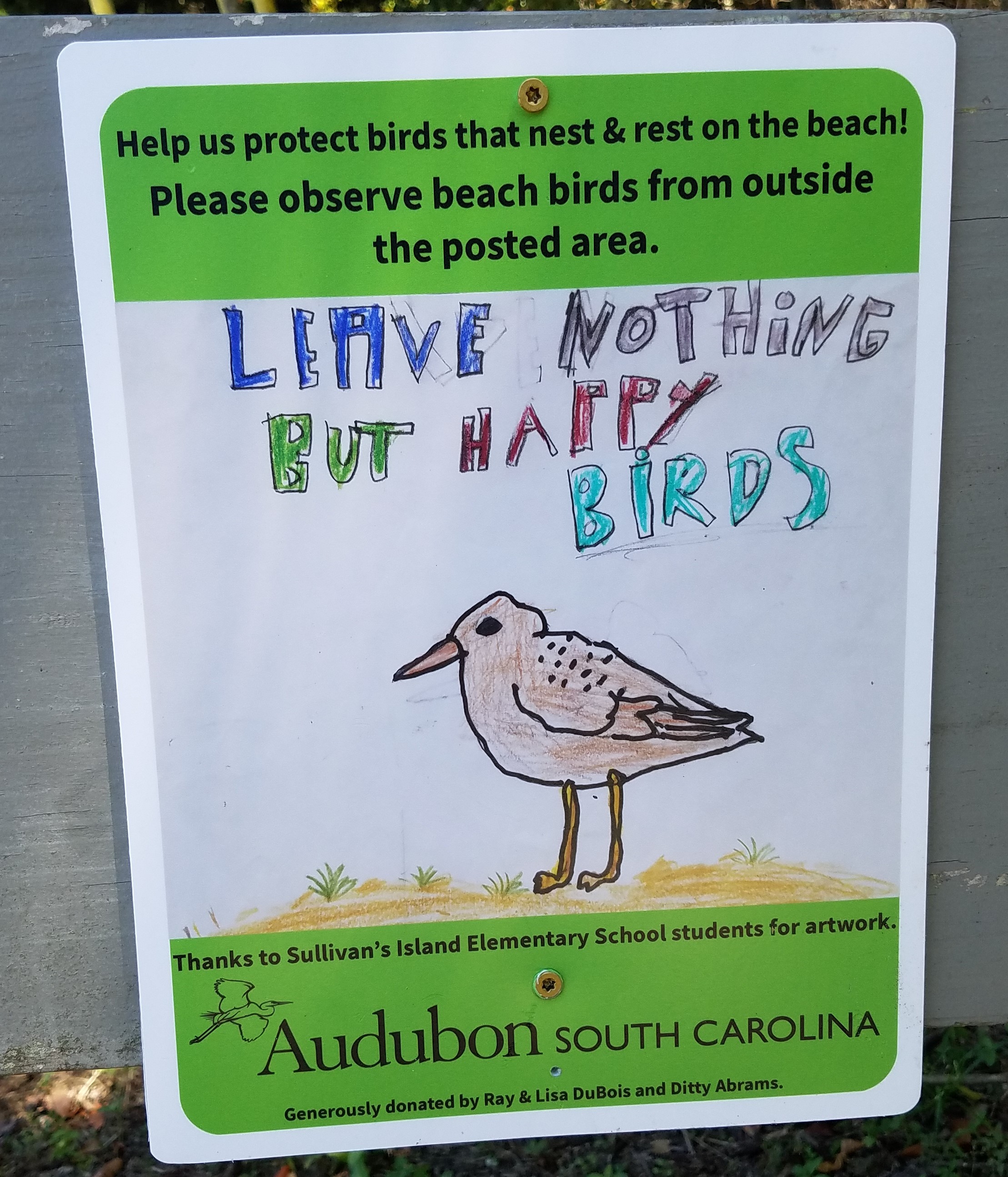 Leave Nothing But Happy Birds Picture