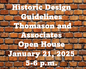 Historic Design Guidelines Advert